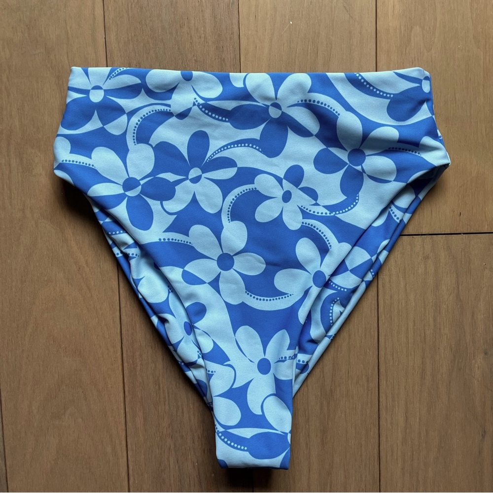 Skatie Monroe Bikini Bottom in Cape Cod